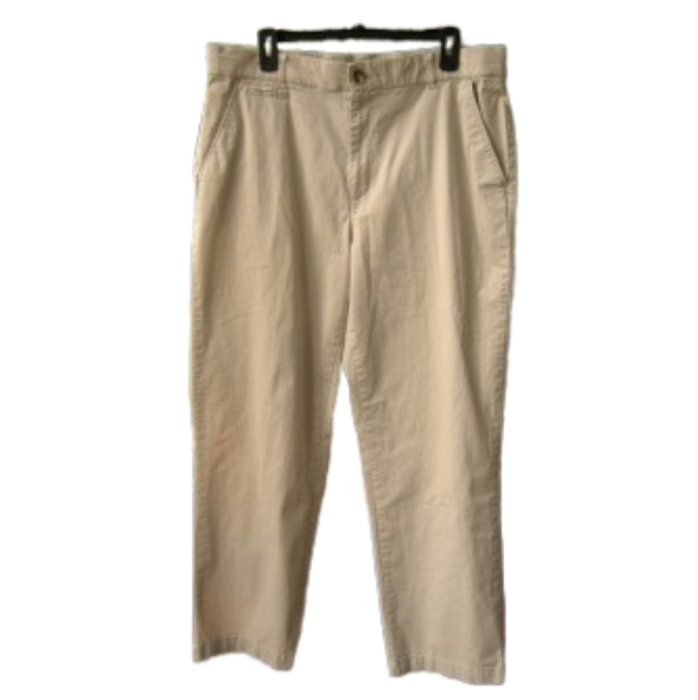 Kim Rogers Women’s‎ Pants Size 16 Beige Stretch Cotton Spandex Straight Leg